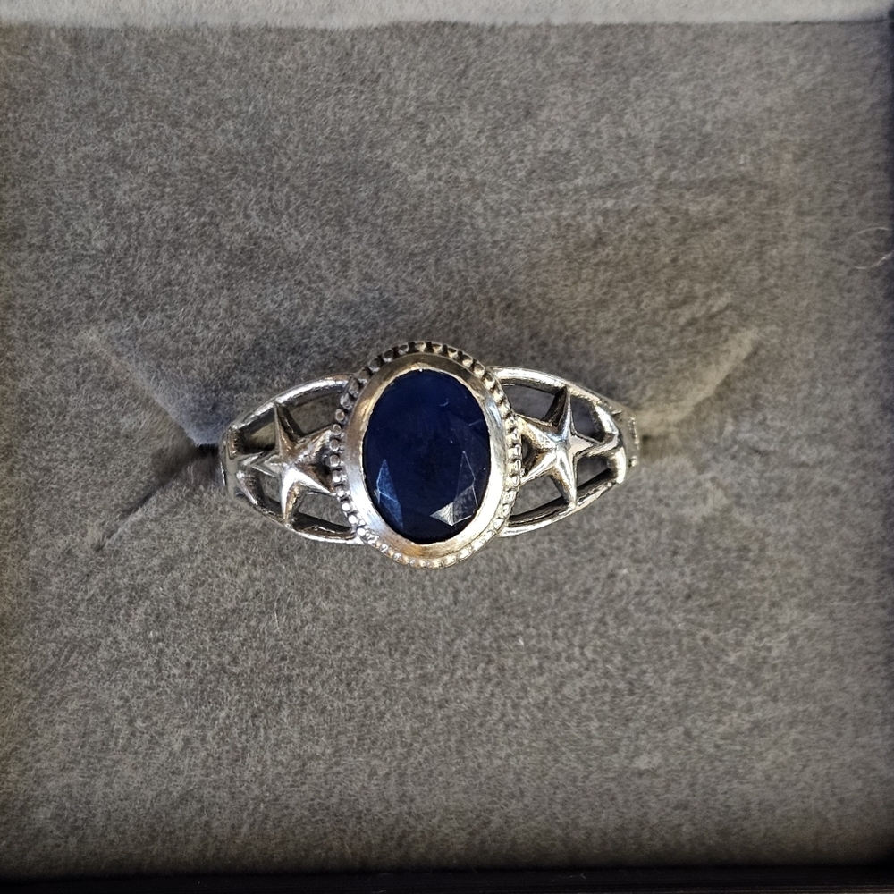 Sapp Gemstone Sterling Silver Ring